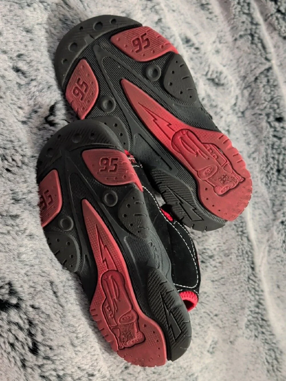 Disney McQueen Kids Racing Sandals - Red and Black  - Light Up